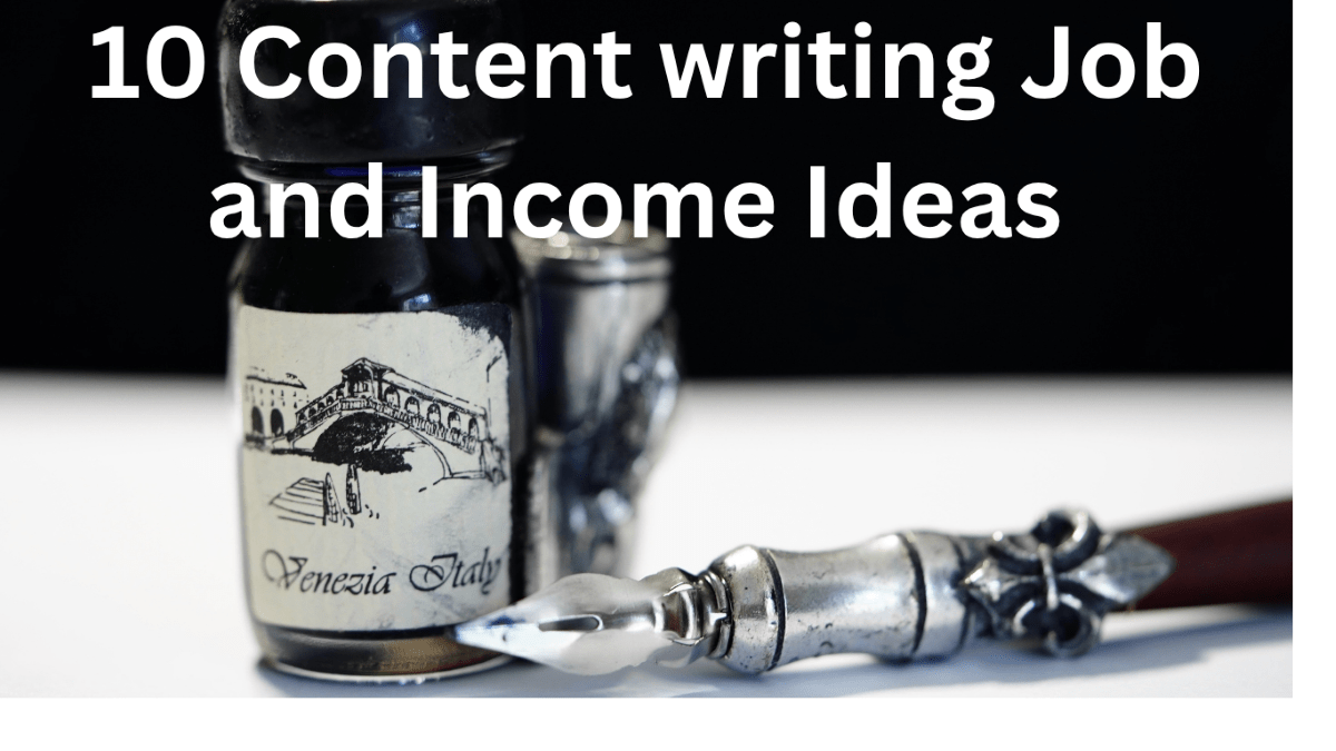 10 Content writing job and Income ideas