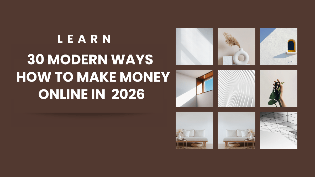 30 modern way how to earn money online 2026