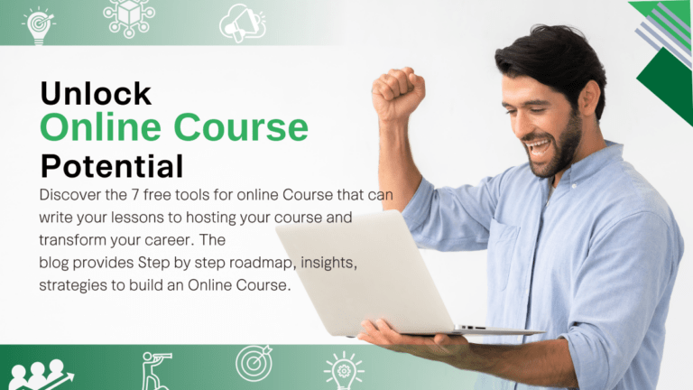 how to build an online course , free tools to build online course, step by step guide to write and launch an online course