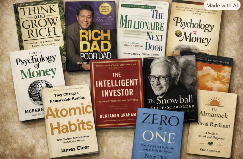 books rich people read, 10 books to read