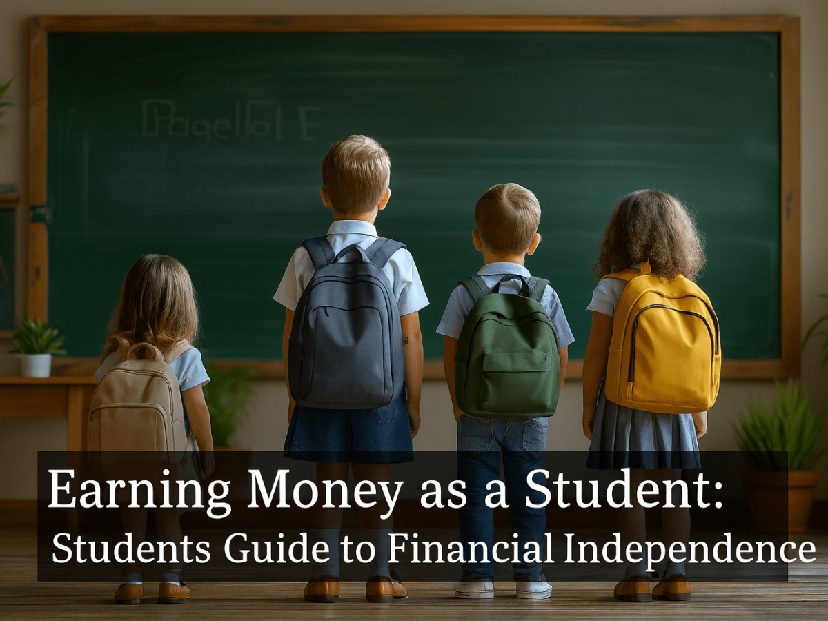 earning money as student : students guide to financial independence